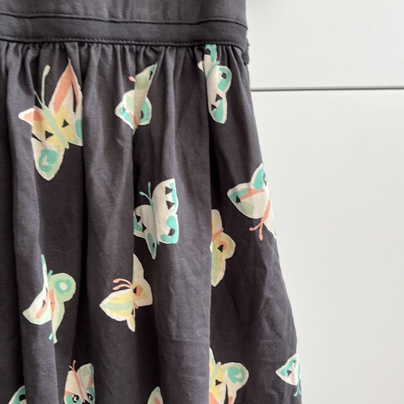 Tea Collection Kids Butterfly Girls Wrap Neck Dress, size 8 - Picture 4 of 7